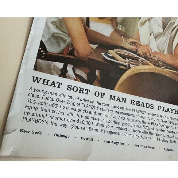 What Sort Of Man Reads Playboy? Skiing Cycle Various Years Print Ads (8) READ - Picture 6 of 7